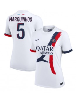 Zenske Futbalové oblečenie Paris Saint-Germain Marquinhos #5 2024-25 Krátky Rukáv - Preč